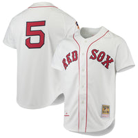 Boston Red Sox Nomar Garciaparra Mitchell & Ness White 1997 Cooperstown Collection Authentic Jersey
