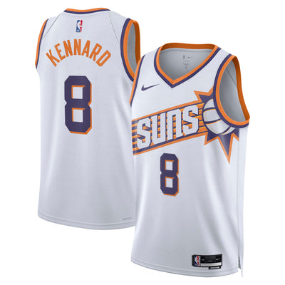 Phoenix Suns Nike Association Edition Swingman Jersey - White - Luke Kennard -