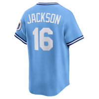 Kansas City Royals Bo Jackson Nike Light Blue Throwback Cooperstown Collection Limited Jersey