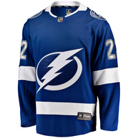 Tampa Bay Lightning Oliver Bjorkstrand Fanatics Blue Home Breakaway Jersey