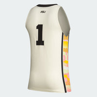 #1 Alabama State Hornets adidas Honoring Black Excellence Basketball Jersey - Khaki