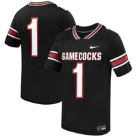 #1 South Carolina Gamecocks Nike Alternate Replica Football Jersey - Black