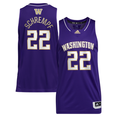 Detlef Schrempf Washington Huskies adidas Retired Player Jersey - Purple