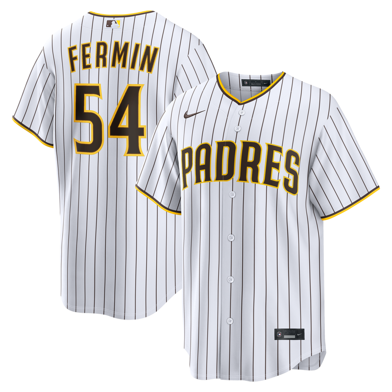 San Diego Padres Freddy Fermin Nike White Home Replica Jersey