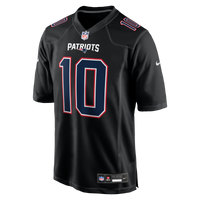 New England Patriots Drake Maye Nike Carbon Black Fashion Game Jersey