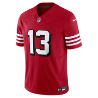 San Francisco 49ers Brock Purdy Nike Scarlet Vapor F.U.S.E. Limited Jersey