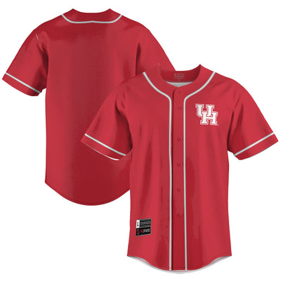 GameDay Greats Red Houston Cougars Lightweight Baseball Jersey