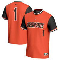 #1 Oregon State Beavers GameDay Greats Softball Fashion Jersey - Orange