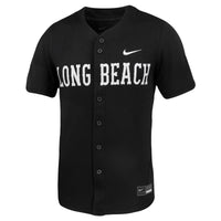 Nike Black Cal State Long Beach The Beach Replica Baseball Jersey