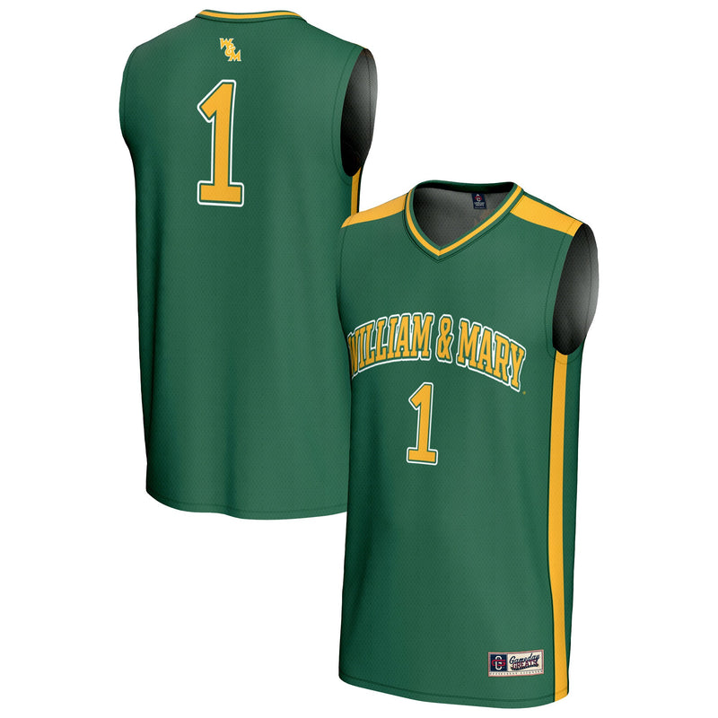 #1 William & Mary Tribe GameDay Greats Lightweight Collegiate Basketball Fashion Jersey - Green