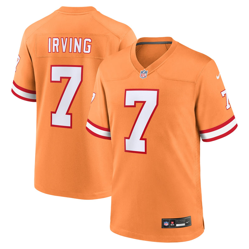 Tampa Bay Buccaneers Bucky Irving Nike Orange Alternate Game Jersey