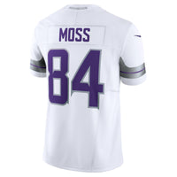 Minnesota Vikings Randy Moss Nike White Alternate Vapor F.U.S.E. Retired Player Limited Jersey