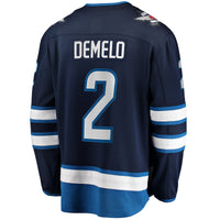 Winnipeg Jets Dylan DeMelo Fanatics Navy Breakaway Player Jersey