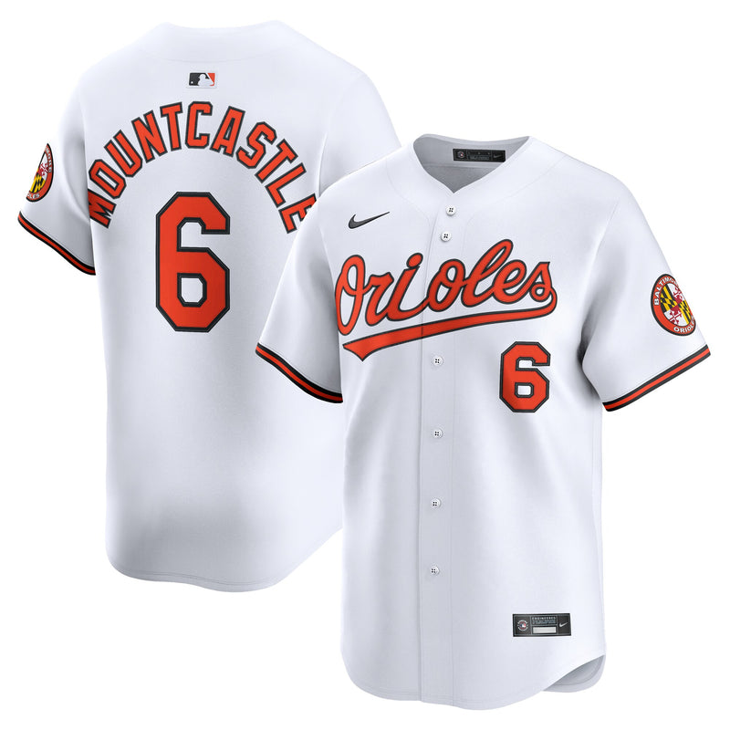 Baltimore Orioles Ryan Mountcastle Nike White Home Limited Player Jersey