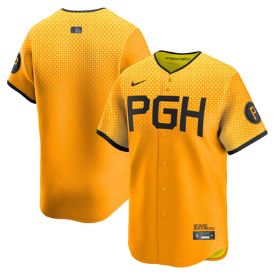 Pittsburgh Pirates Nike Gold City Connect Limited Jersey