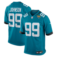 Jacksonville Jaguars Austin Johnson Nike Teal Team Game Jersey