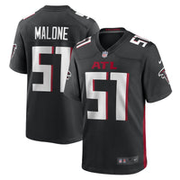 DeAngelo Malone Atlanta Falcons Nike Black Game Player Jersey