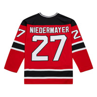 New Jersey Devils Scott Niedermayer Mitchell & Ness Red Big & Tall 1999/00 Blue Line 2.0 Jersey
