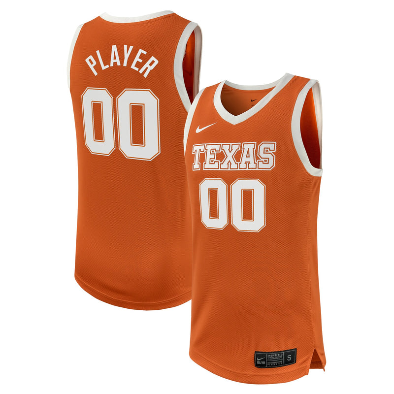 Texas Longhorns Nike NIL Pick-A-Player Basketball Replica Jersey - Texas Orange