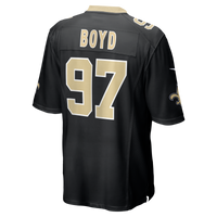New Orleans Saints Khristian Boyd Nike Black Game Jersey