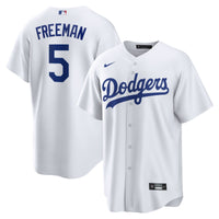 Los Angeles Dodgers Freddie Freeman Nike White Replica Player Jersey