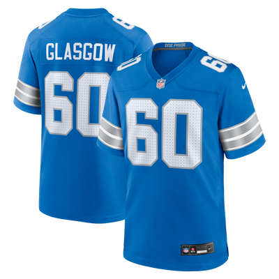 Detroit Lions Graham Glasgow Nike Blue Team Game Jersey
