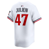 Minnesota Twins Edouard Julien Nike White Home Limited Player Jersey