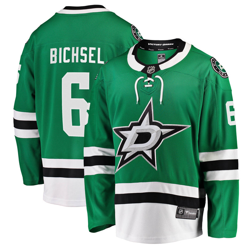 Dallas Stars Lian Bichsel Fanatics Kelly Green Home Breakaway Jersey