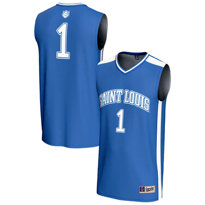 #1 Saint Louis Billikens GameDay Greats Lightweight Basketball Fashion Jersey - Blue