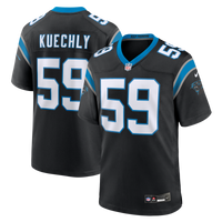 Carolina Panthers Luke Kuechly Nike Black Team Game Jersey