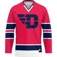 Dayton Flyers GameDay Greats Hockey Jersey - Red