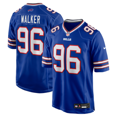 Buffalo Bills Deone Walker Nike Royal Team Game Jersey