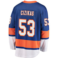 New York Islanders Casey Cizikas Fanatics Royal Breakaway Player Jersey