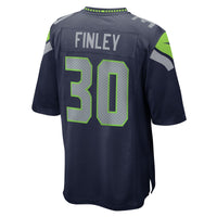 Seattle Seahawks AJ Finley Nike College Navy Team Game Jersey
