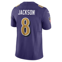 Baltimore Ravens Lamar Jackson Nike Purple Vapor F.U.S.E. Limited Jersey
