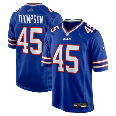 Buffalo Bills Shaq Thompson Nike Royal Team Game Jersey