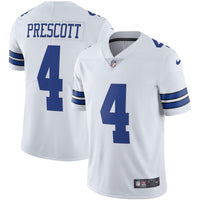 Dallas Cowboys Dak Prescott Nike White Vapor Limited Player Jersey