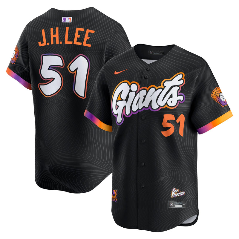 San Francisco Giants Jung Hoo Lee Nike Black 2025 City Connect Limited Jersey