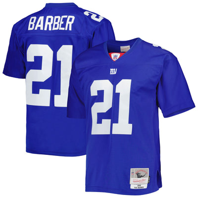 New York Giants Tiki Barber Mitchell & Ness Royal Legacy Replica Jersey