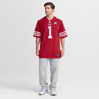 San Francisco 49ers Ricky Pearsall Nike Scarlet 80th Anniversary Game Jersey