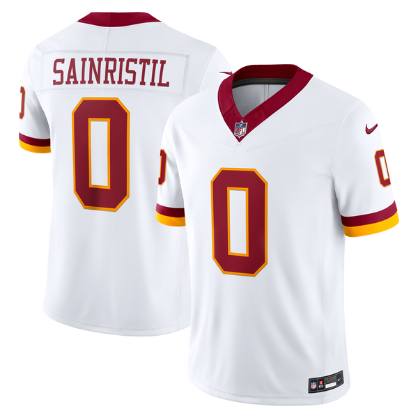 Washington Commanders Mike Sainristil Nike White Vapor F.U.S.E. Stitched Limited Jersey