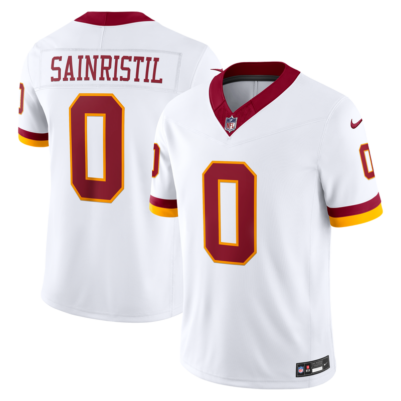 Washington Commanders Mike Sainristil Nike White Vapor F.U.S.E. Stitched Limited Jersey