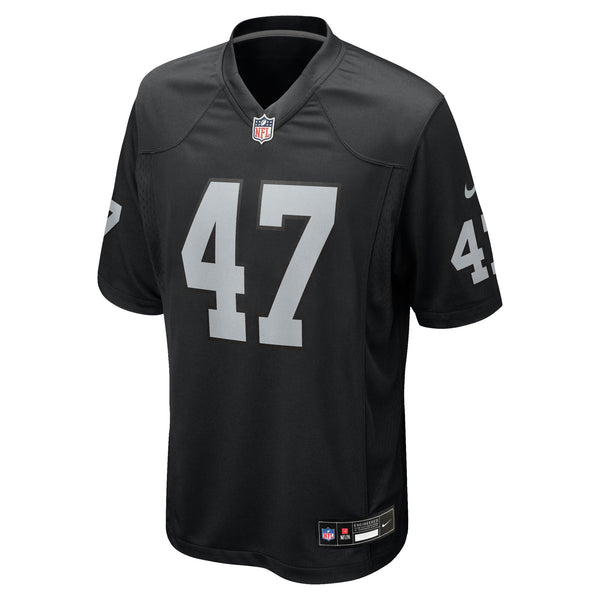 Las Vegas Raiders Alex Ward Nike Black Team Game Jersey