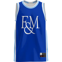 Franklin & Marshall Diplomats GameDay Greats Lightweight Basketball Jersey - Blue