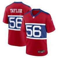 New York Giants Lawrence Taylor Nike Century Red Alternate Retired Player Game Jersey