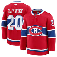 Montreal Canadiens Juraj Slafkovsky Fanatics Red Premium Jersey