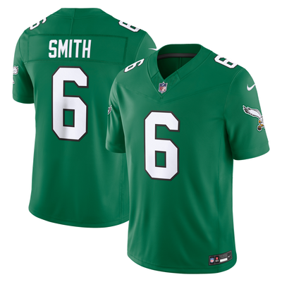 Philadelphia Eagles DeVonta Smith Nike Kelly Green Alternate Vapor F.U.S.E. Stitched Limited Jersey