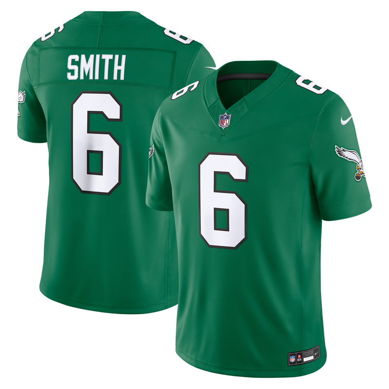 Philadelphia Eagles DeVonta Smith Nike Kelly Green Alternate Vapor F.U.S.E. Stitched Limited Jersey