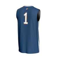 #1 Bucknell Bison GameDay Greats Lightweight Basketball Fashion Jersey - Blue
