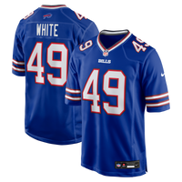 Buffalo Bills DaShaun White Nike Royal Team Game Jersey